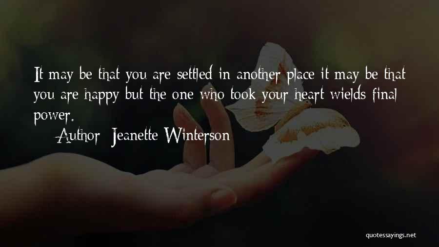 Love The One Who Quotes By Jeanette Winterson