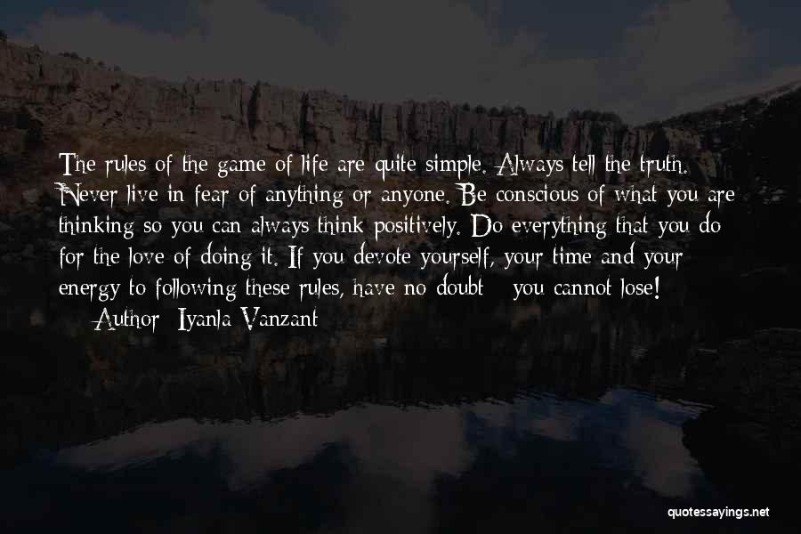 Love The Simple Life Quotes By Iyanla Vanzant