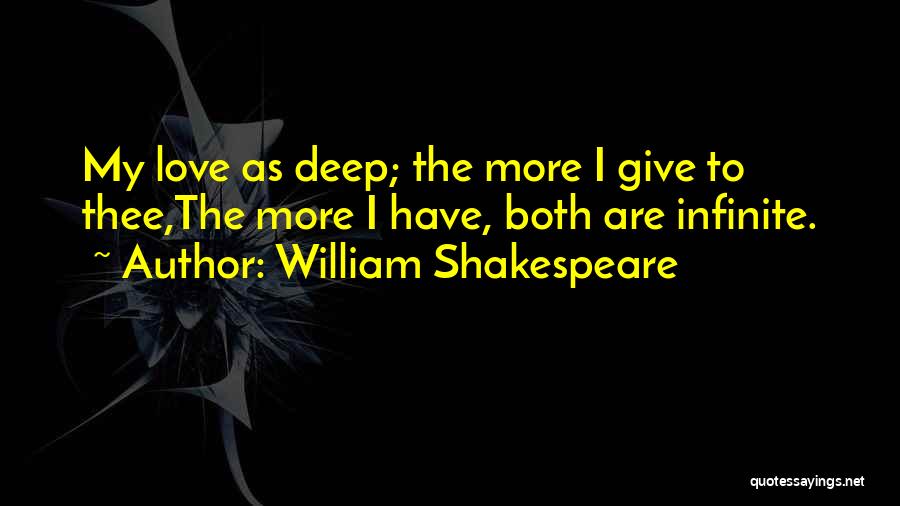 Love Thee Shakespeare Quotes By William Shakespeare