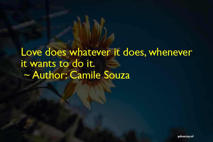 Love Thoughts Quotes By Camile Souza