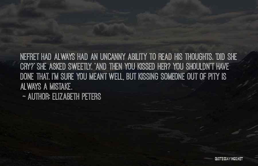 Love Thoughts Quotes By Elizabeth Peters
