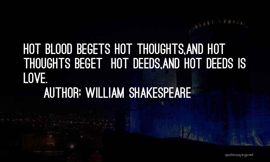 Love Thoughts Quotes By William Shakespeare