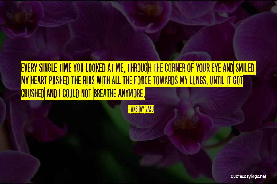 Love Through Eye Quotes By Akshay Vasu