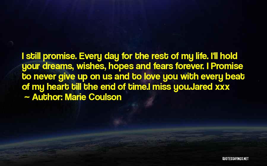 Love Till The End Quotes By Marie Coulson