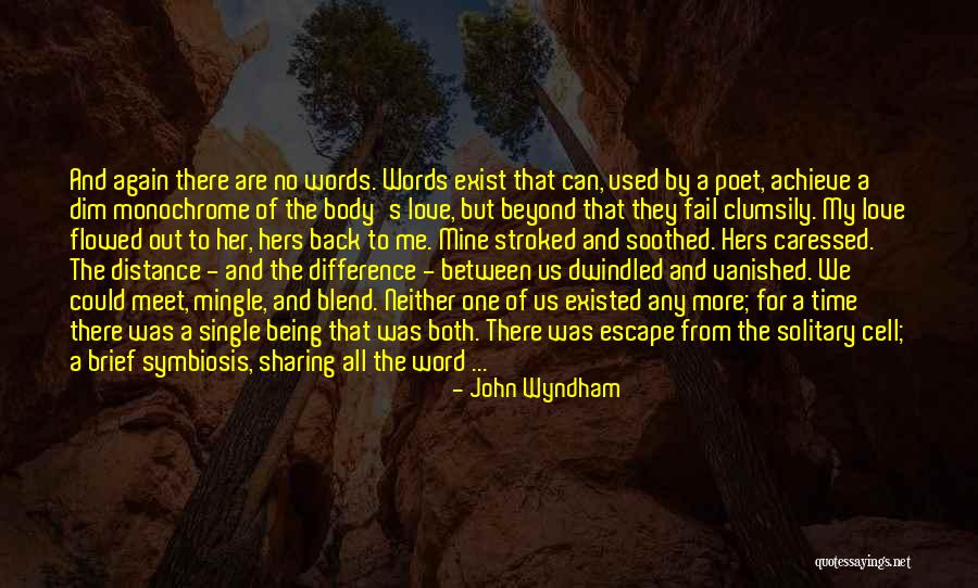 Love Time And Distance Quotes By John Wyndham Love Time And Distance Quotes By John Wyndham