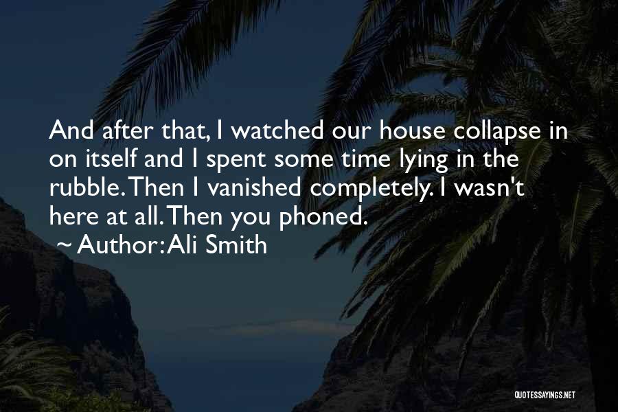 Love Time Spent Quotes By Ali Smith