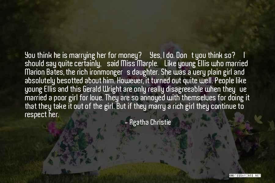 Love To A Daughter Quotes By Agatha Christie