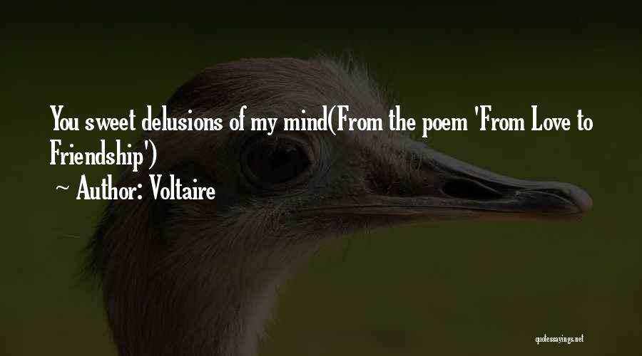 Love To Friendship Quotes By Voltaire