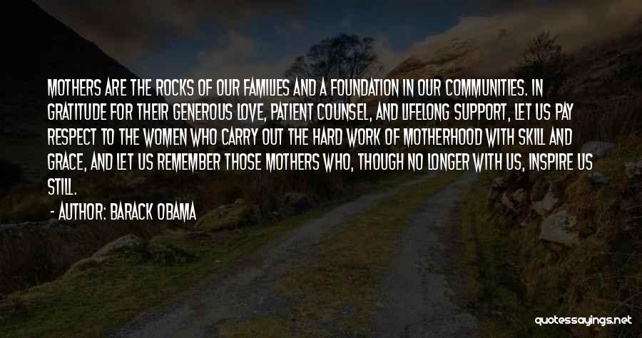 Love To Our Mother Quotes By Barack Obama