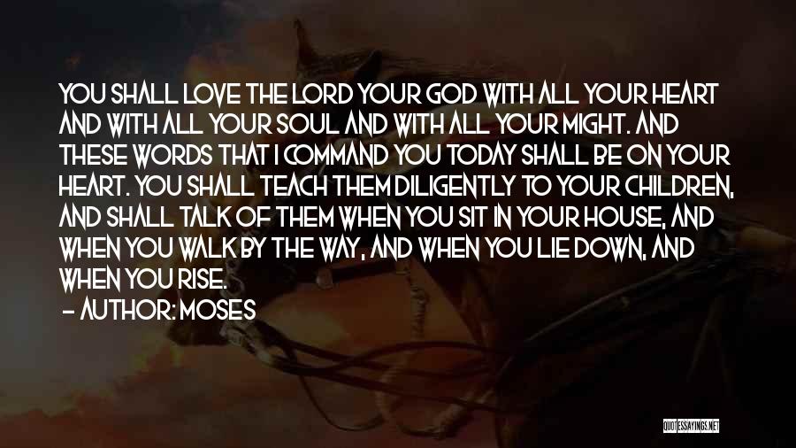 Love To Talk To You Quotes By Moses