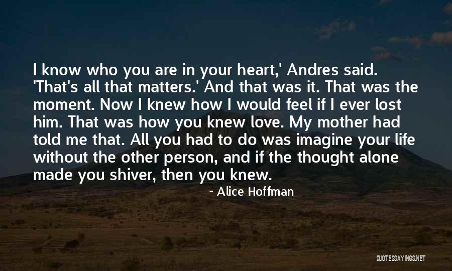 Love To Your Mother Quotes By Alice Hoffman