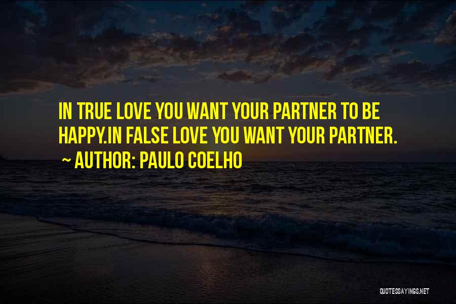 Love To Your Partner Quotes By Paulo Coelho