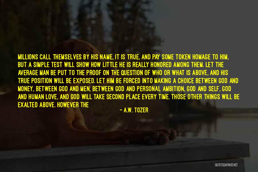 Love Token Quotes By A.W. Tozer