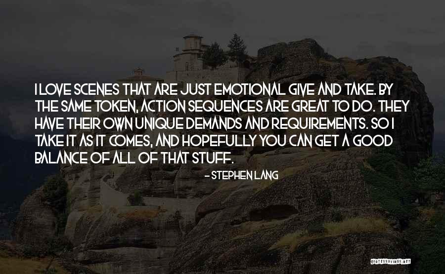 Love Token Quotes By Stephen Lang Love Token Quotes By Stephen Lang