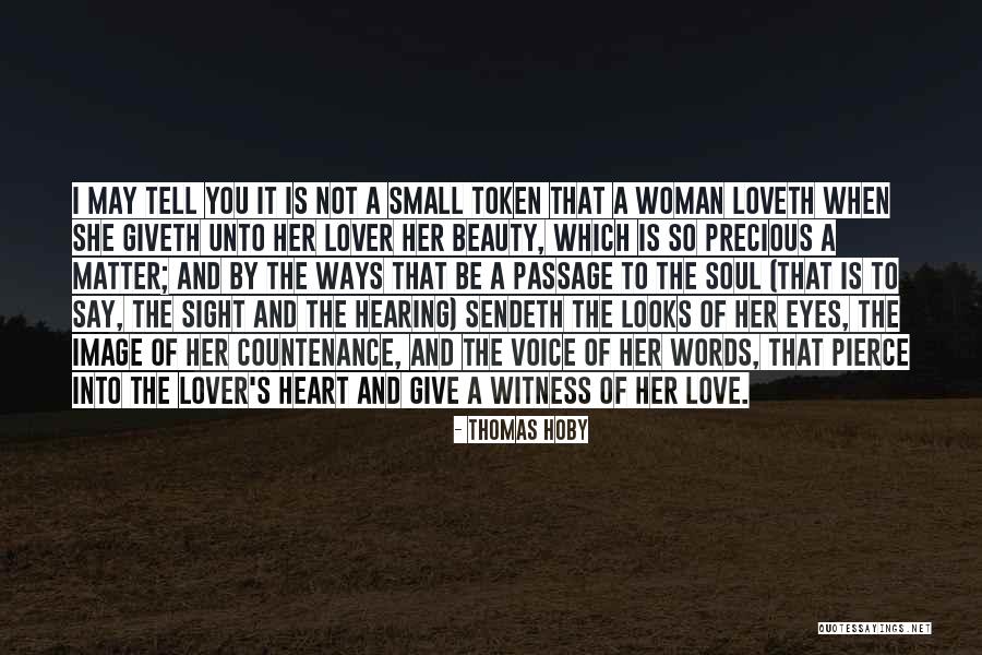 Love Token Quotes By Thomas Hoby Love Token Quotes By Thomas Hoby