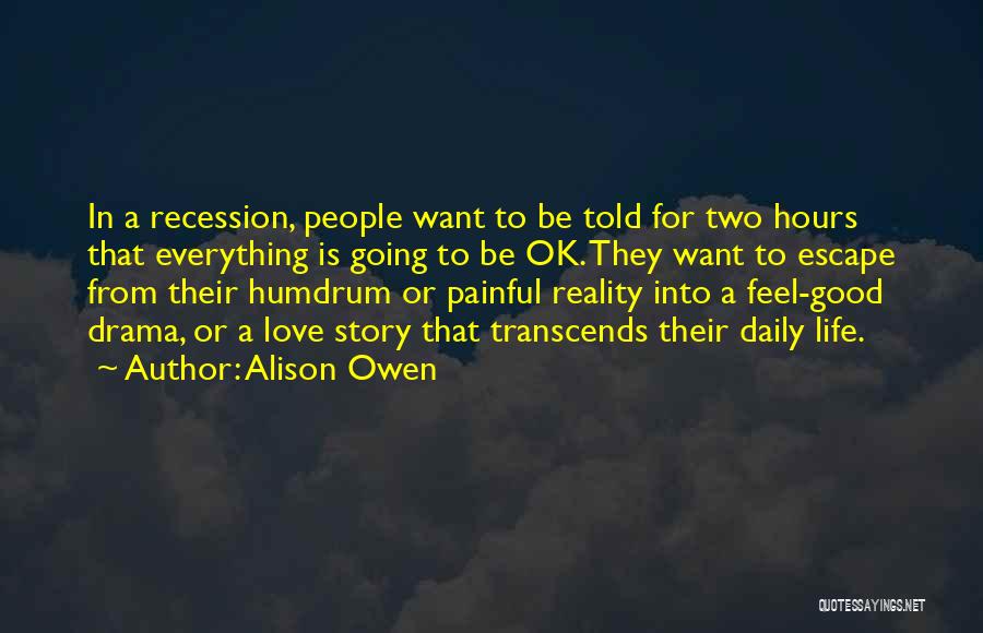 Love Transcends Quotes By Alison Owen