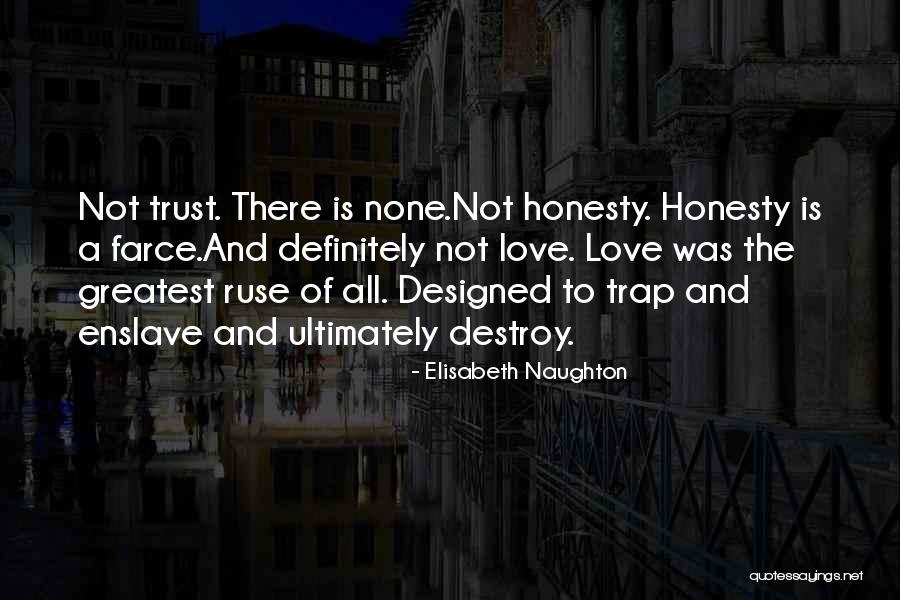 Love Trust And Honesty Quotes By Elisabeth Naughton