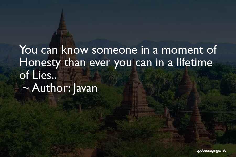 Love Truth Honesty Quotes By Javan