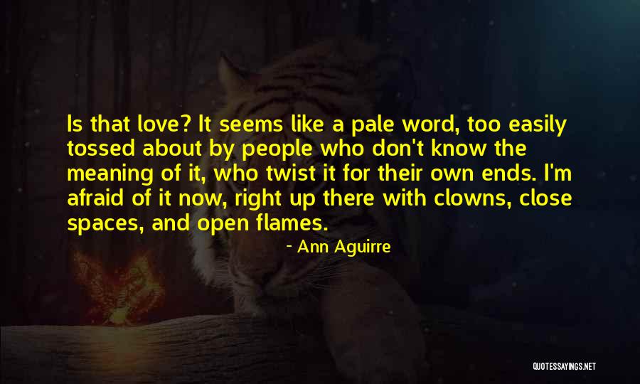 Love Twist Quotes By Ann Aguirre