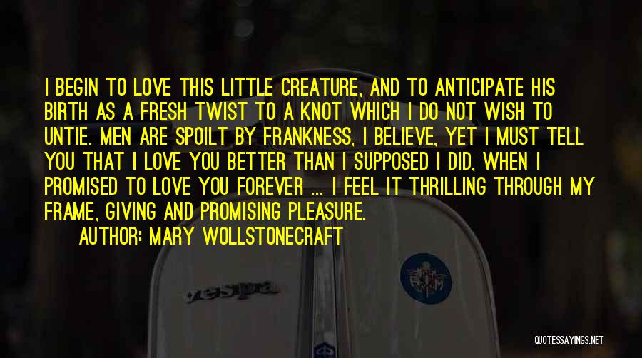 Love Twist Quotes By Mary Wollstonecraft