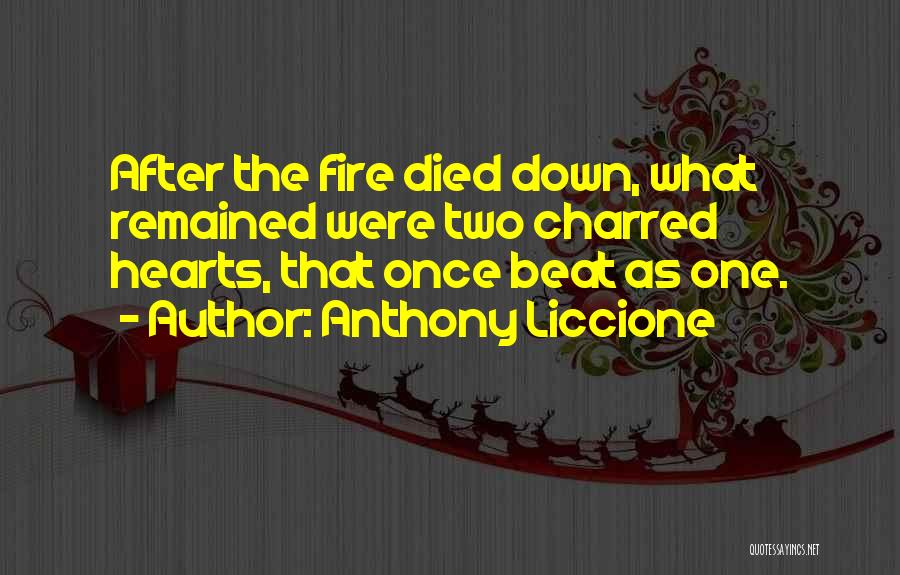 Love Two Hearts Quotes By Anthony Liccione