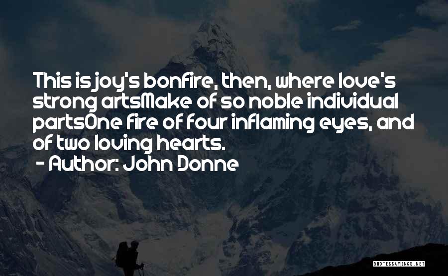 Love Two Hearts Quotes By John Donne