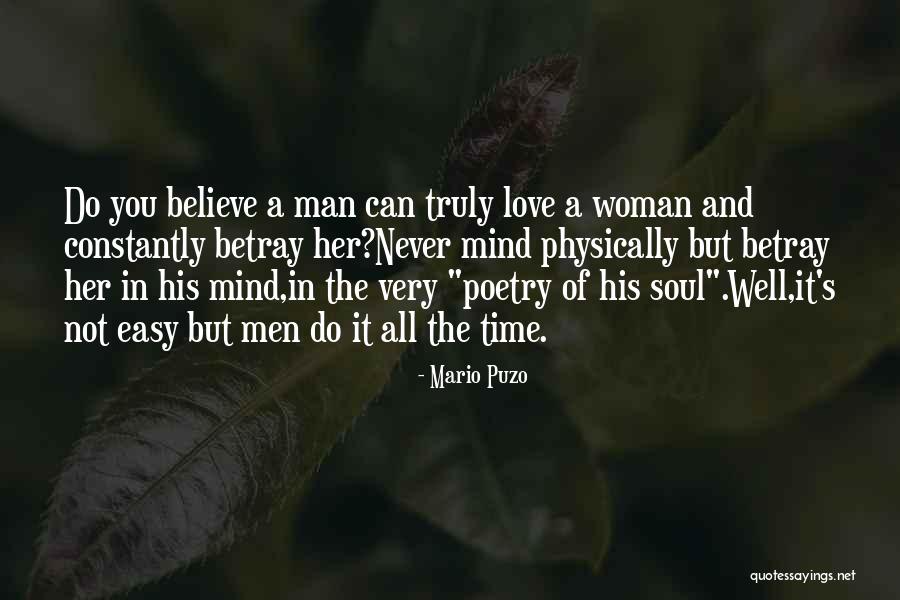 Love U Man Quotes By Mario Puzo