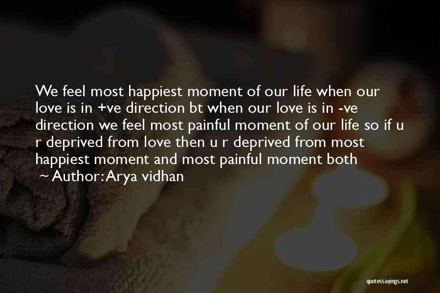 Love U Quotes By Arya Vidhan