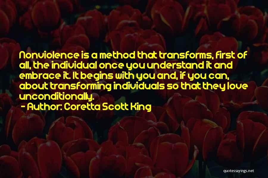 Love Unconditionally Quotes By Coretta Scott King