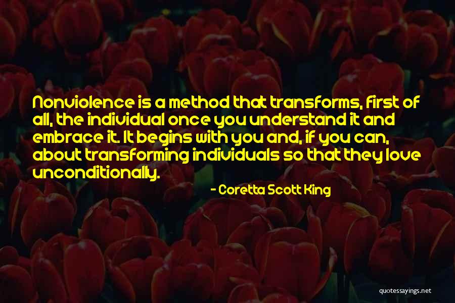 Love Unconditionally Quotes By Coretta Scott King