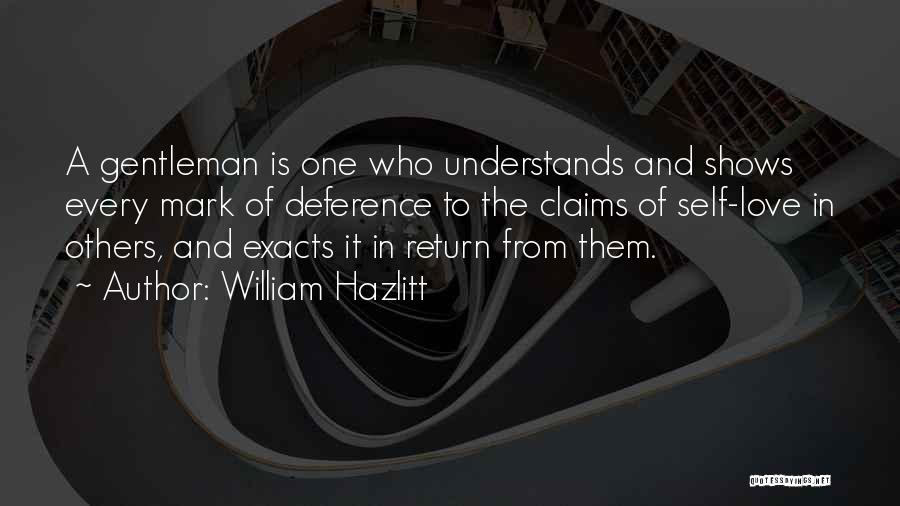 Love Understands Quotes By William Hazlitt