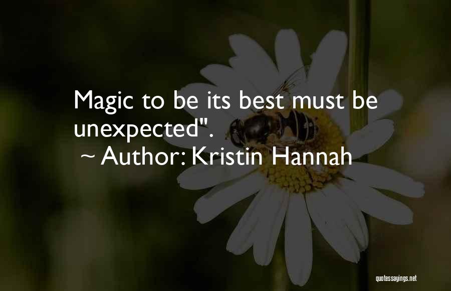 Love Unexpected Quotes By Kristin Hannah