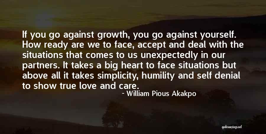 Love Unexpectedly Quotes By William Pious Akakpo