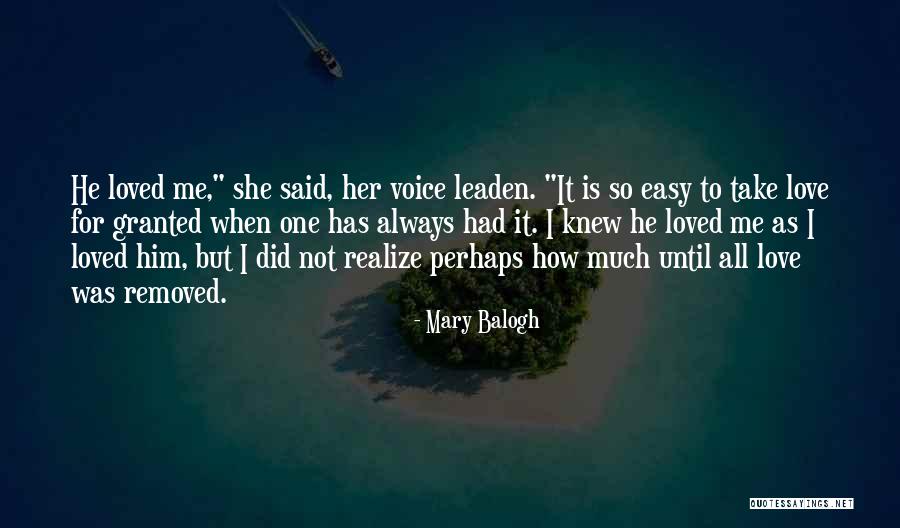 Love Until Death Quotes By Mary Balogh Love Until Death Quotes By Mary Balogh
