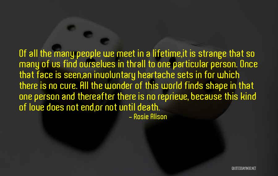 Love Until Death Quotes By Rosie Alison Love Until Death Quotes By Rosie Alison