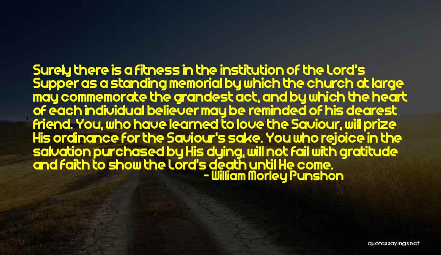 Love Until Death Quotes By William Morley Punshon Love Until Death Quotes By William Morley Punshon
