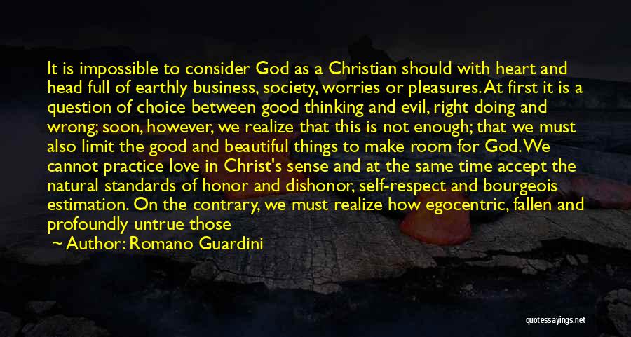 Love Untrue Quotes By Romano Guardini