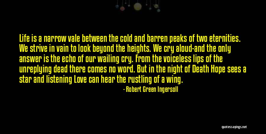 Love Vain Quotes By Robert Green Ingersoll Love Vain Quotes By Robert Green Ingersoll