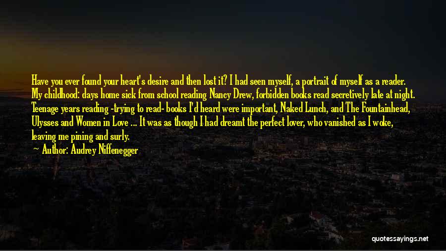 Love Vanished Quotes By Audrey Niffenegger