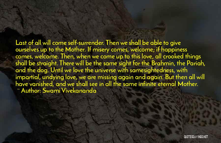 Love Vanished Quotes By Swami Vivekananda
