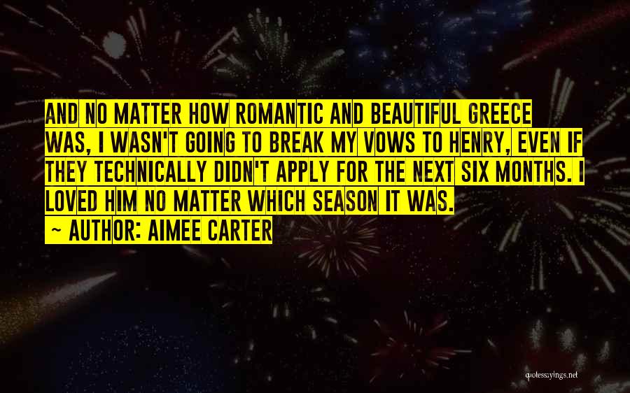 Love Vows Quotes By Aimee Carter