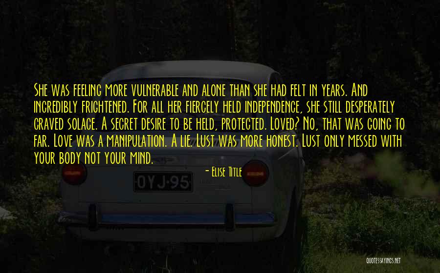 Love Vulnerable Quotes By Elise Title Love Vulnerable Quotes By Elise Title