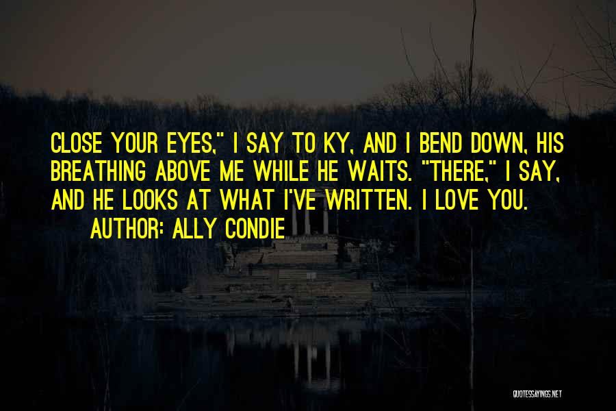 Love Waits Quotes By Ally Condie