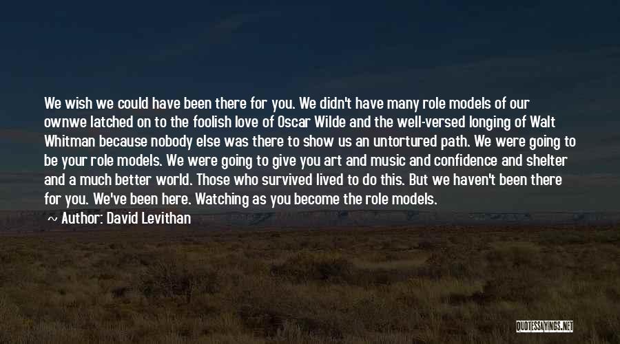 Love Walt Whitman Quotes By David Levithan