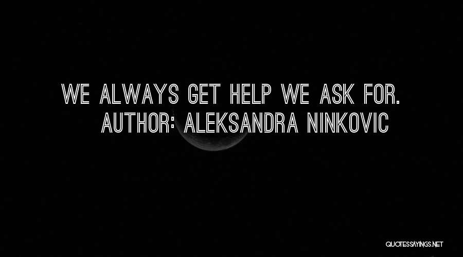 Love We Deserve Quotes By Aleksandra Ninkovic