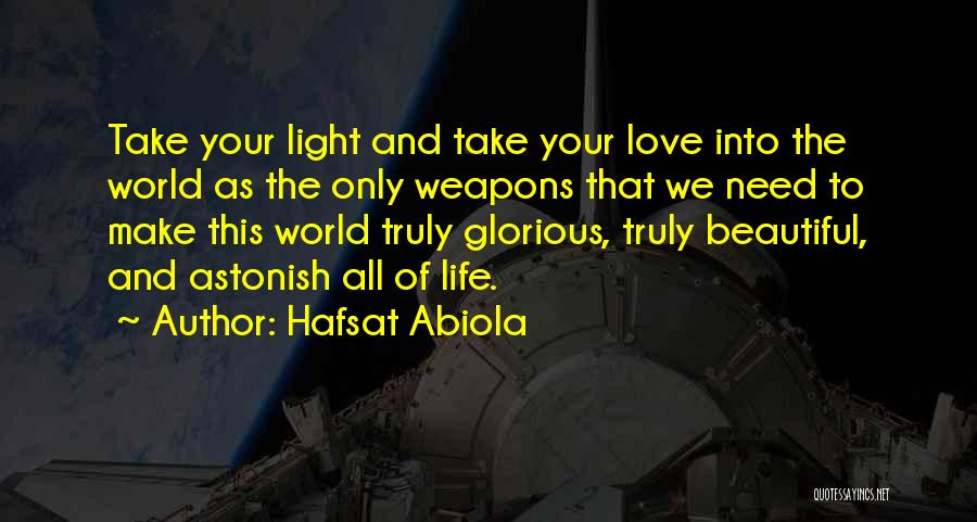 Love Weapons Quotes By Hafsat Abiola