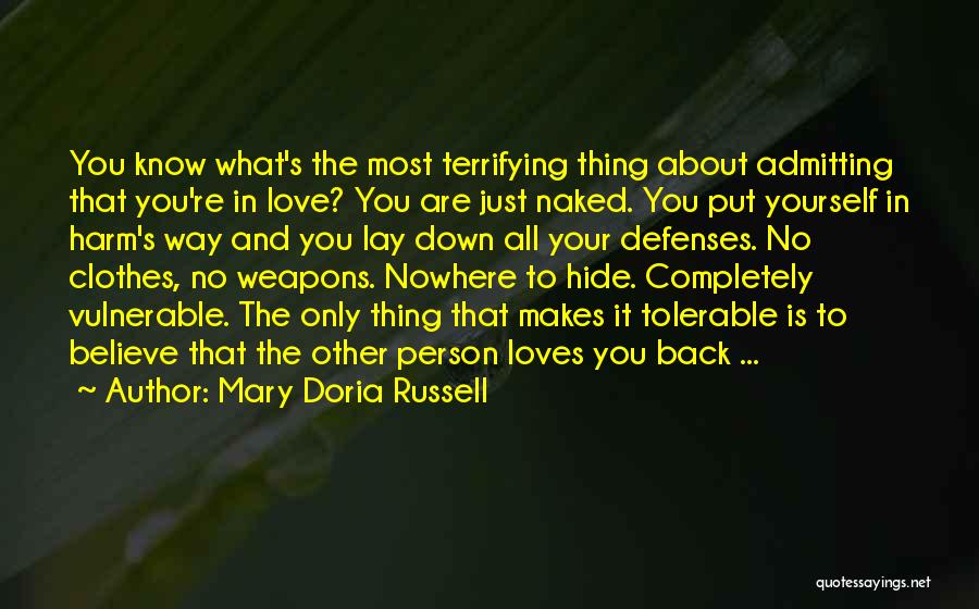 Love Weapons Quotes By Mary Doria Russell