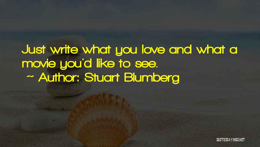 Love What You See Quotes By Stuart Blumberg