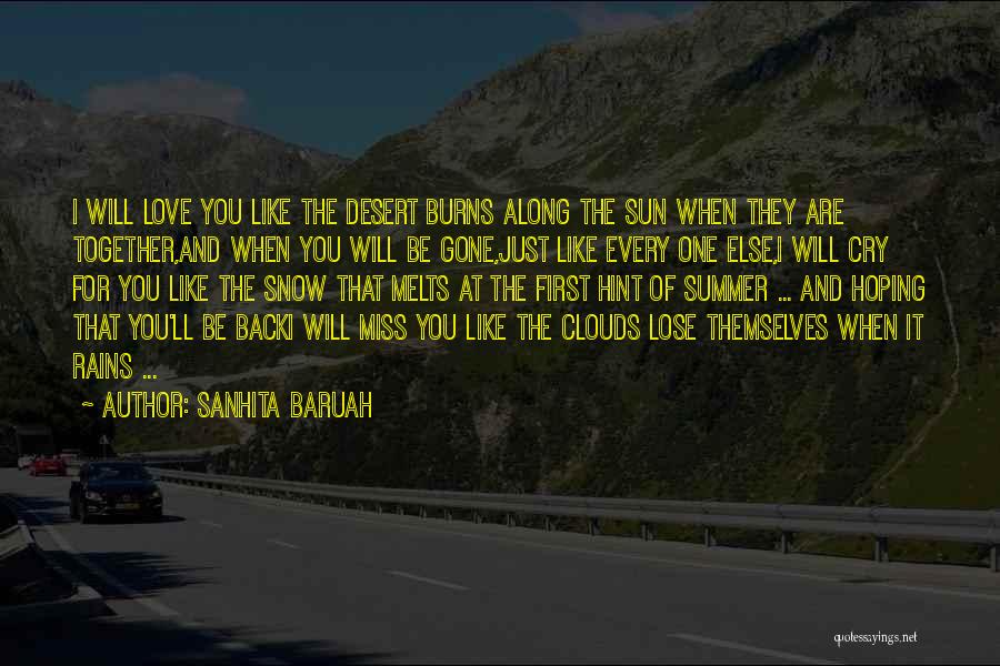 Love When It Rains Quotes By Sanhita Baruah