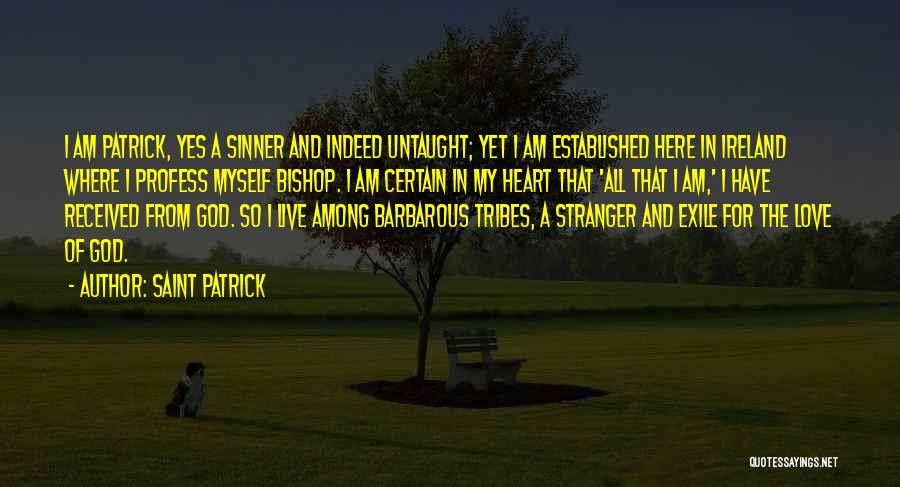 Love Where I Live Quotes By Saint Patrick